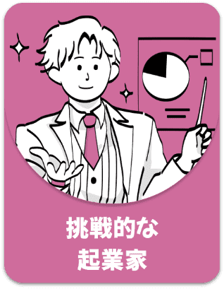 挑戦的な起業家